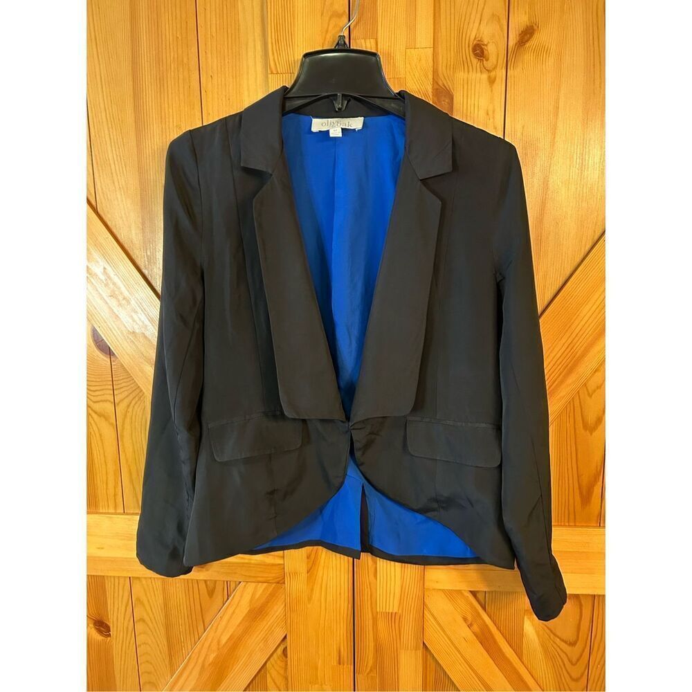 Olive & Oak Long Sleeve Blazer lightweight Jacket Size Medium (8371)